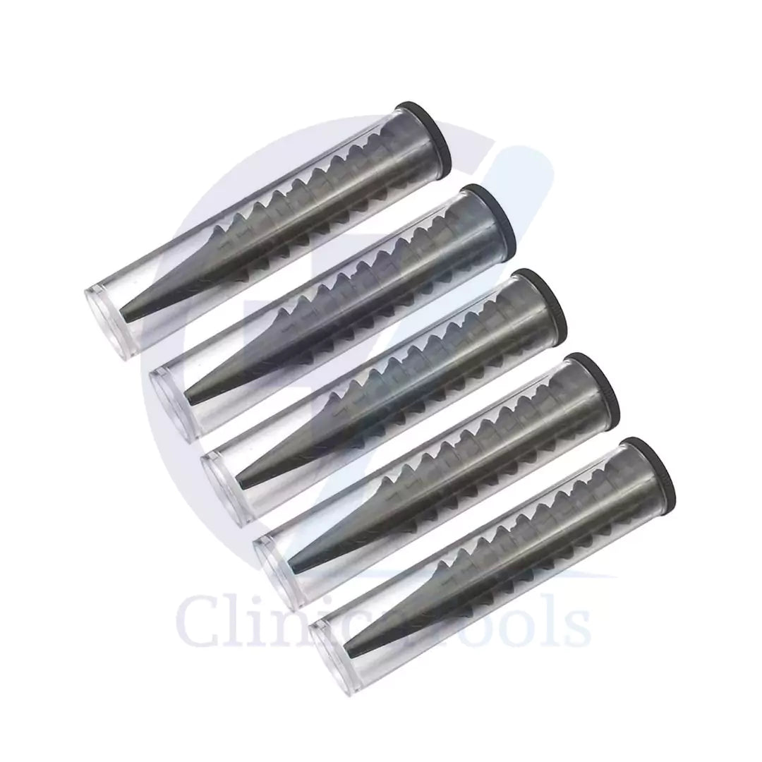 Ear Cannula for Otoscope 10Pcs – Adult & Child Replacement Specula Tips 2.5mm & 4mm – Disposable Nozzles for Fiber Optic Mini Otoscope Ear Scope