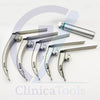 Fiber Optic McCoy Laryngoscope Set with 5 Curved Blades and Handle