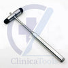 Stainless Steel Buck Reflex Hammer with Built-in Brush & Needle