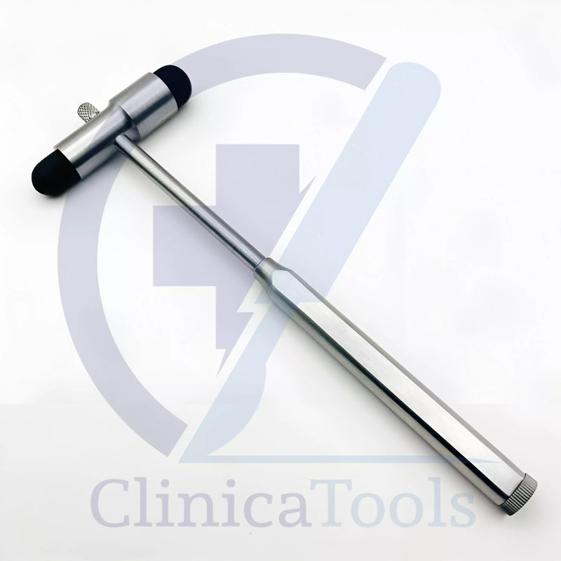 Stainless Steel Buck Reflex Hammer with Built-in Brush & Needle