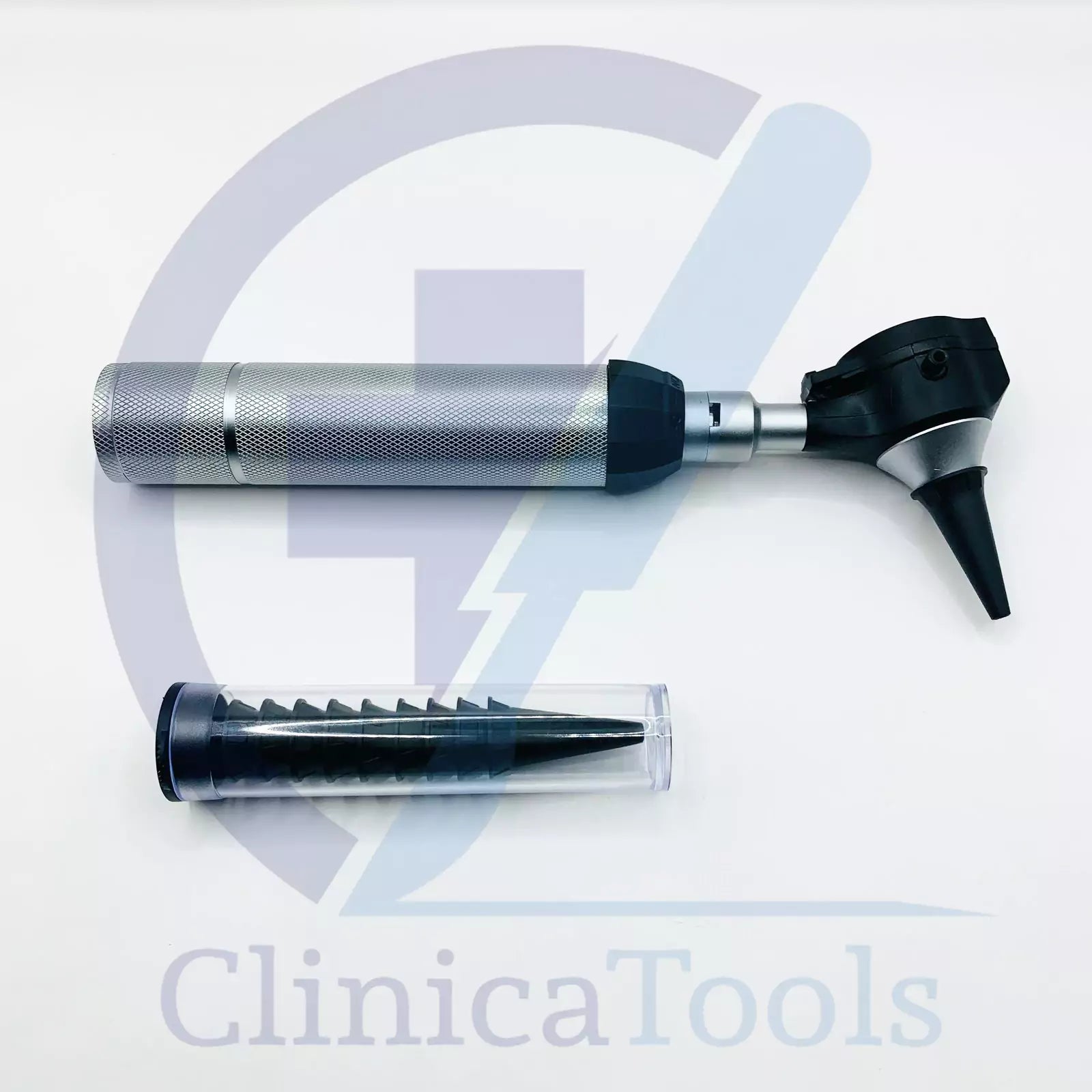 Brass Handle of Fiber Optic LED Otoscope – Ergonomic Design for Precise Ear Examination
