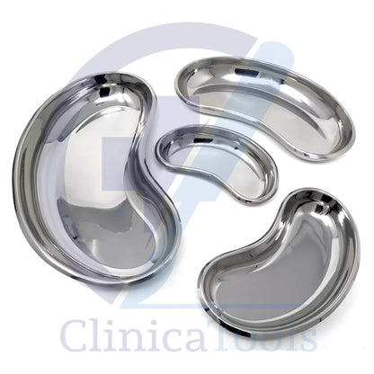 Stainless Steel Kidney Tray – Surgical, Dental & Veterinary Instrument Holding Tray | Medical Kidney Bowl for Clinics & Hospitals (6", 8", 10", 12")