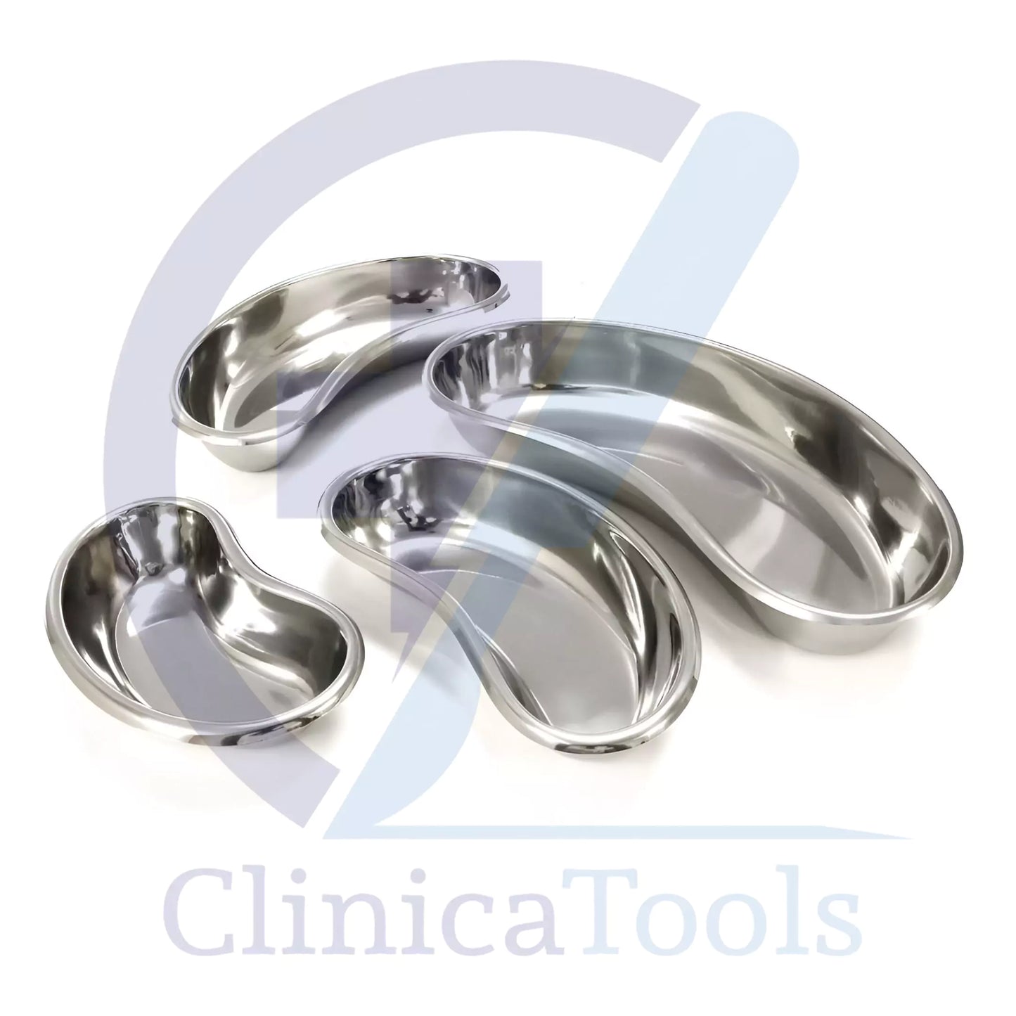 Stainless Steel Kidney Tray – Surgical, Dental & Veterinary Instrument Holding Tray | Medical Kidney Bowl for Clinics & Hospitals (6", 8", 10", 12")